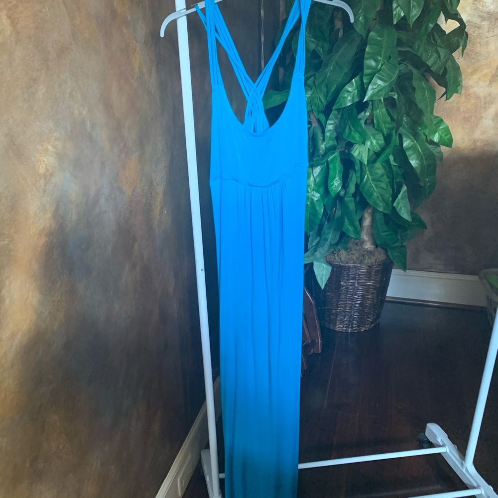 Calvin Klein Blue Maxi Dress